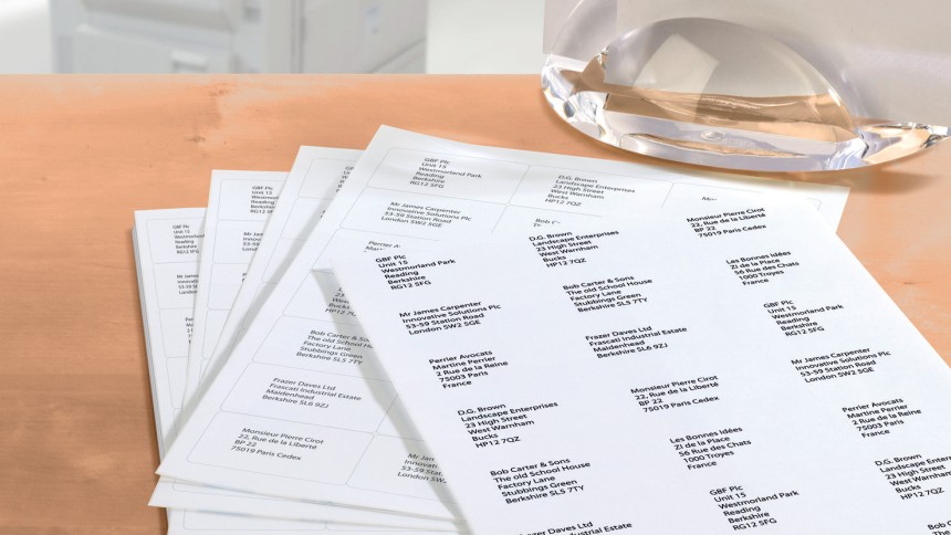 Avery Copier Labels