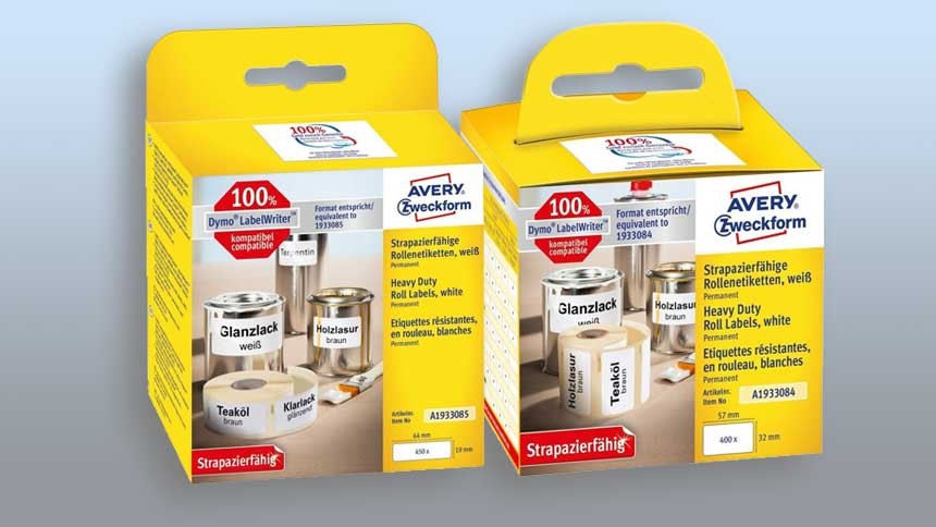 Avery Industry and outdoor labels for label printers
