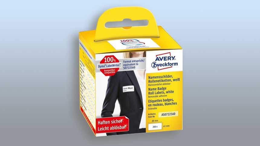 Avery Name tags for label printers