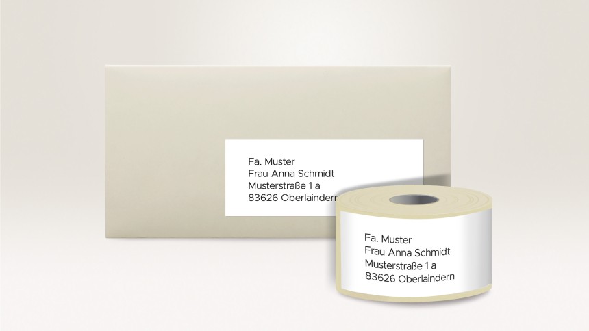 Addressing and parcel labels for Label Printers