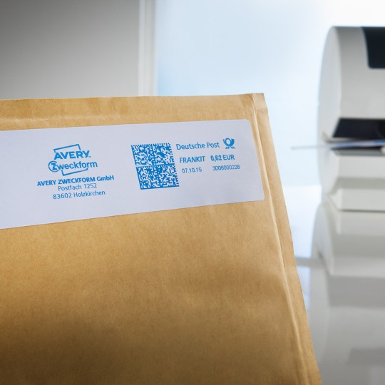 Avery Franking Machine Labels