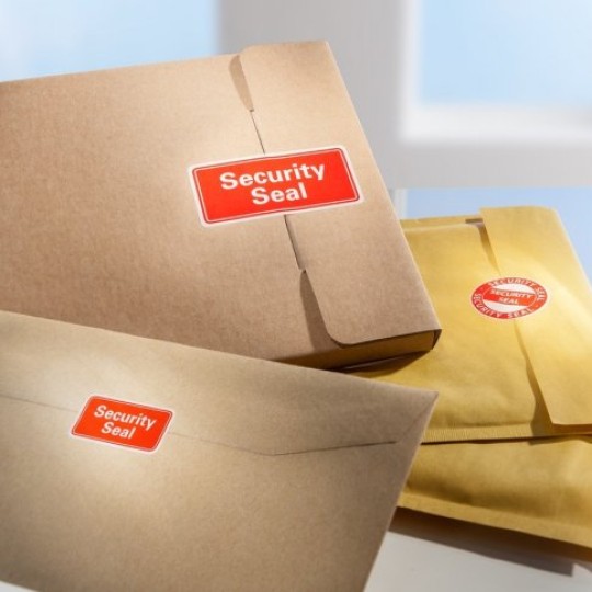 Avery seal labels - protect your parcels and documents with VOID security text
