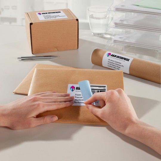 shipping labels with BlockOut™