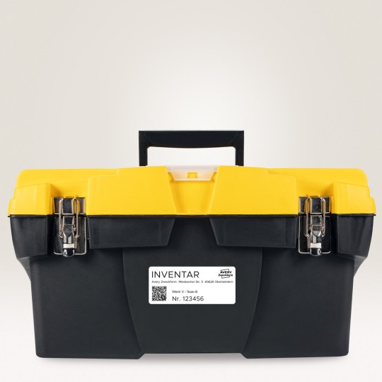 Avery Labels for Security and Identification