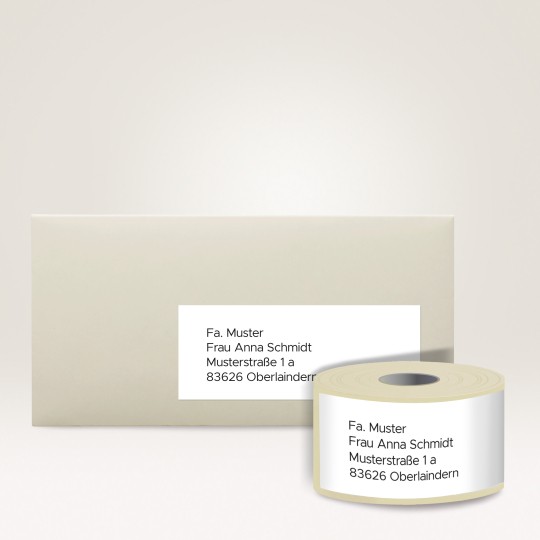 Addressing and parcel labels for Label Printers