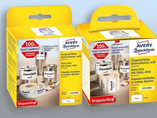 Dymo labelwriter coloured labels
