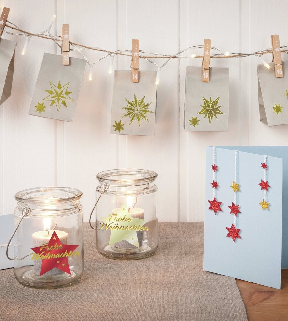Christmas stickers with stars | 56823 | Avery