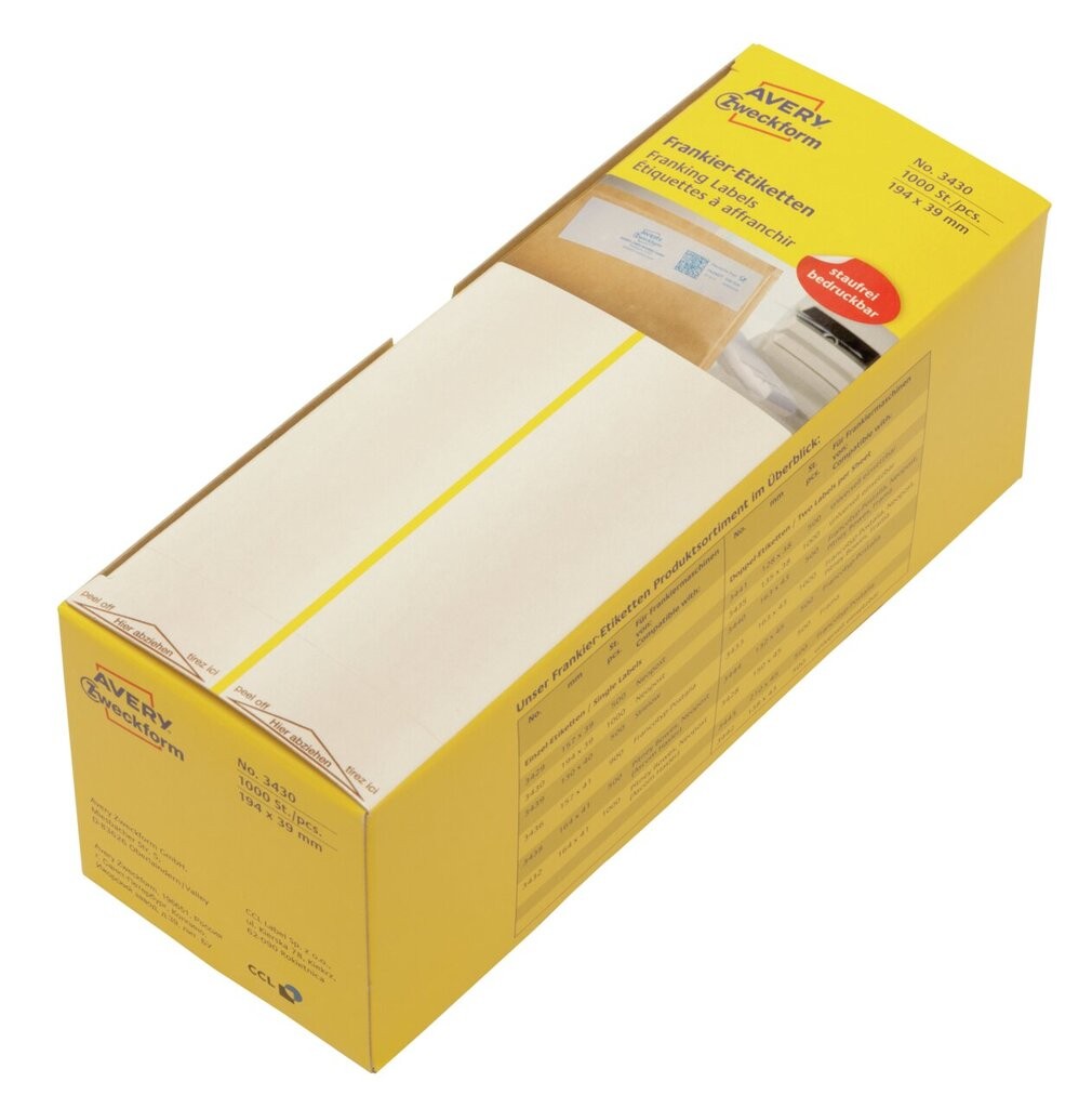 Franking Labels 3430 Avery