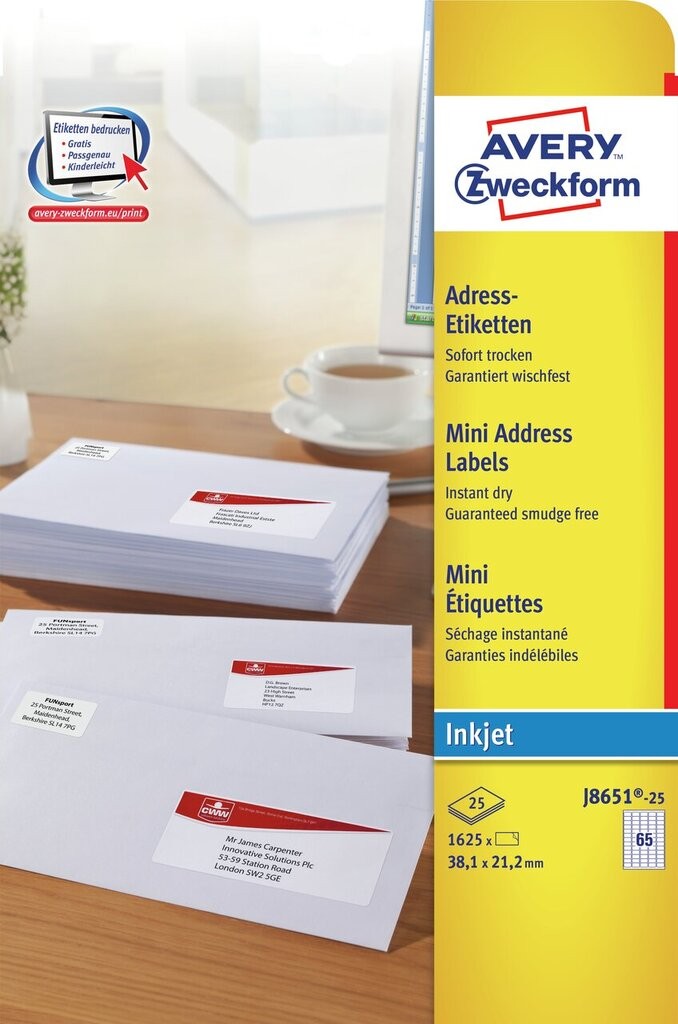 Address Labels | J8651-25 | Avery