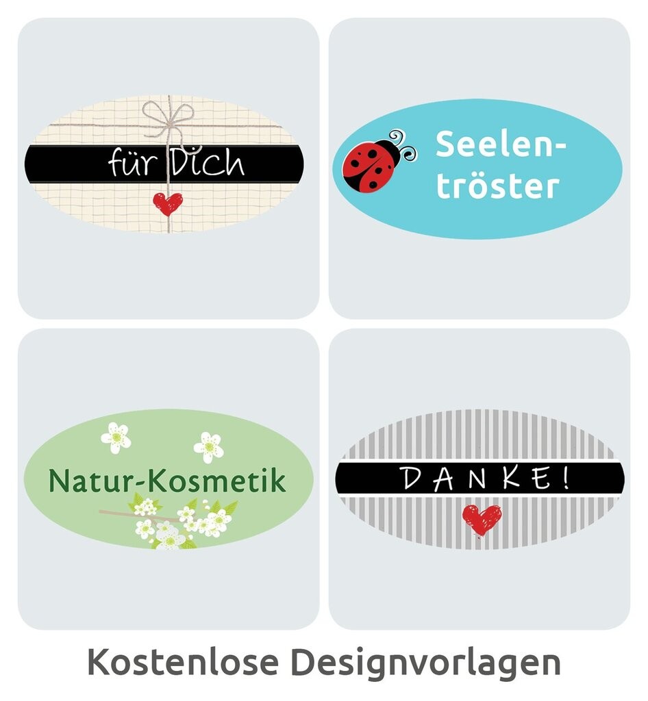 Removable oval product labels | 5086 | Avery