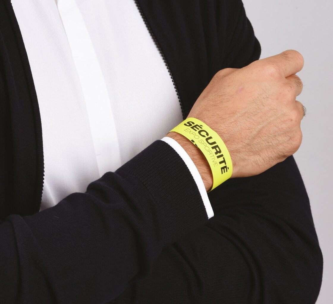 Printable wristbands, yellow L400110 Avery