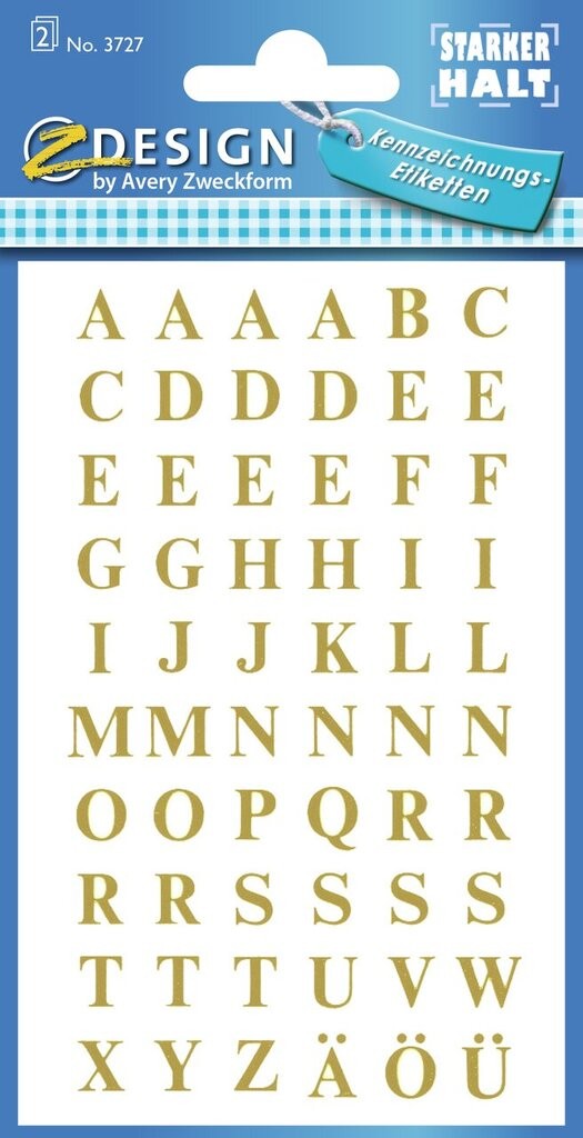 labels with letters 3727 avery