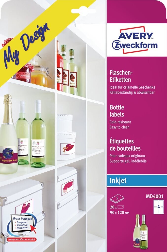 Bottle labels | MD4001 | Avery