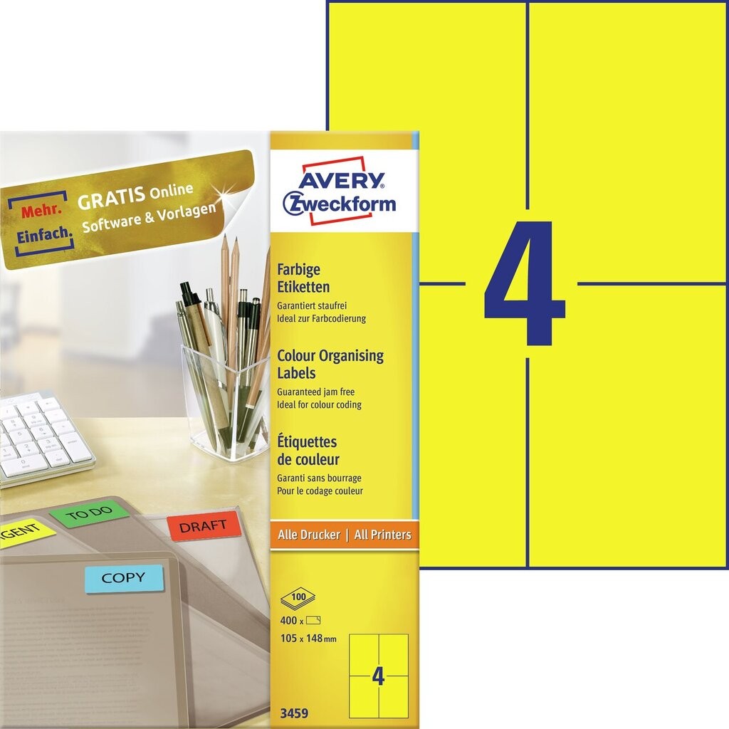 Sharps Label Template / Round Print-to-the-edge Labels, 2 ...