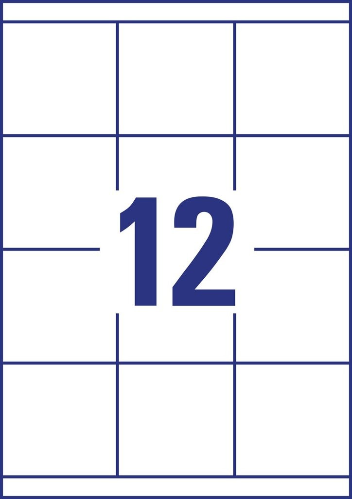 Multipurpose Labels with Ultragrip 3661 Avery