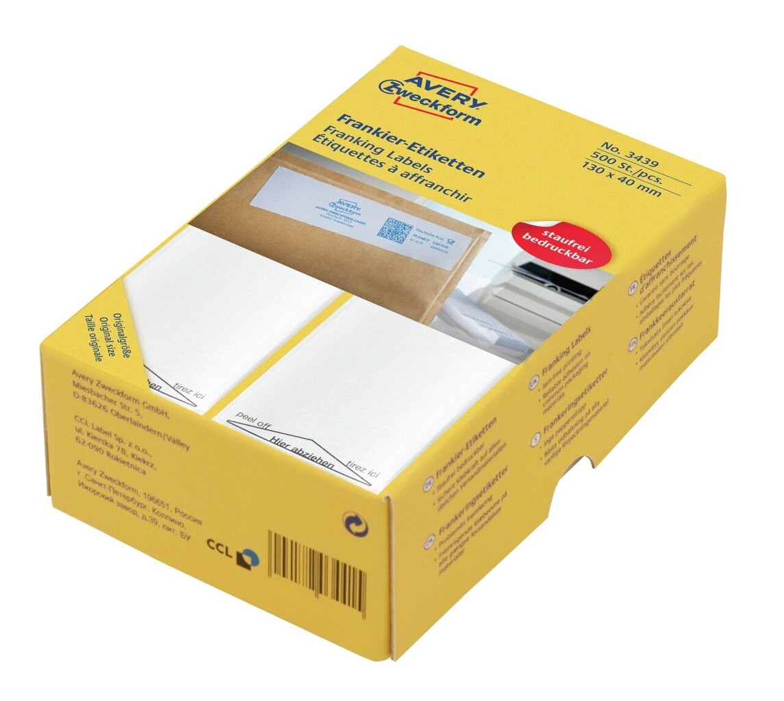 Franking Labels | 3439 | Avery