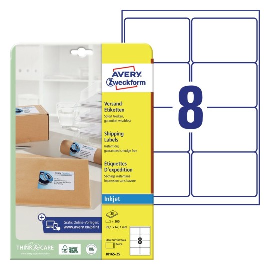 Address Labels | J8163-25 | Avery