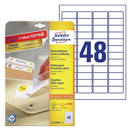 Multipurpose General-use Labels | L4733REV-25 | Avery