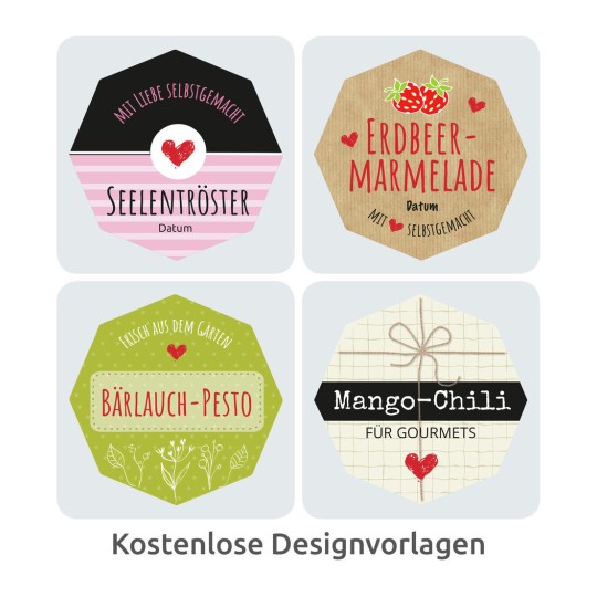 Removable Octagonal Product Labels 5082 Avery