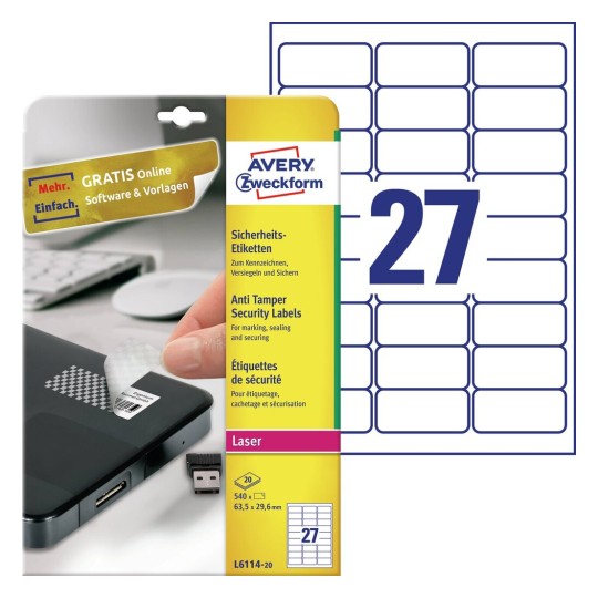 Security Anti Tamper Labels | Avery