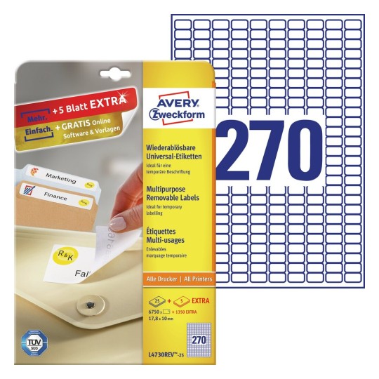 Multipurpose Generaluse Labels L4730REV25 Avery