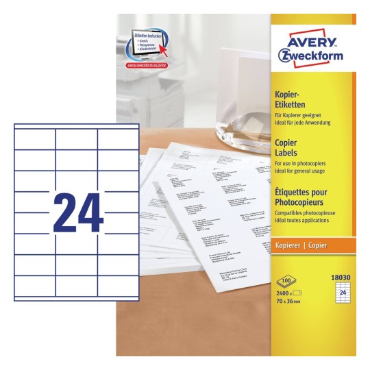 Copier Labels Avery