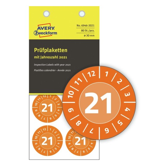 Inspection Plates 21 6946 21 Avery