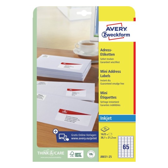 Address Labels | J8651-25 | Avery