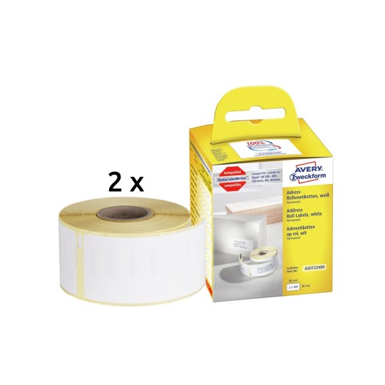 Address labels for label printers | AS0722400 | Avery