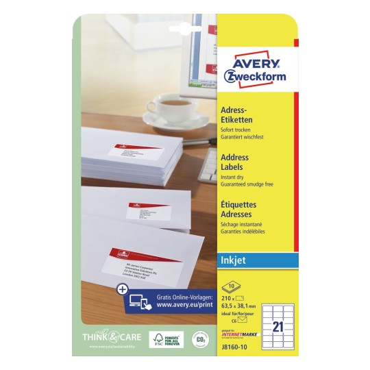 Address Labels | J8160-10 | Avery