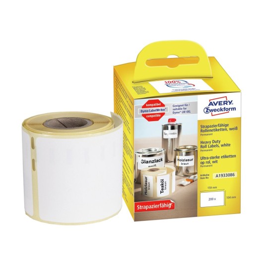 Industry and outdoor labels for label printers | Avery
