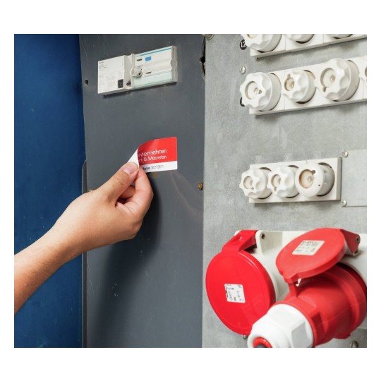 Durable heavy duty labels