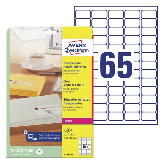 Address Labels | L7551-25 | Avery