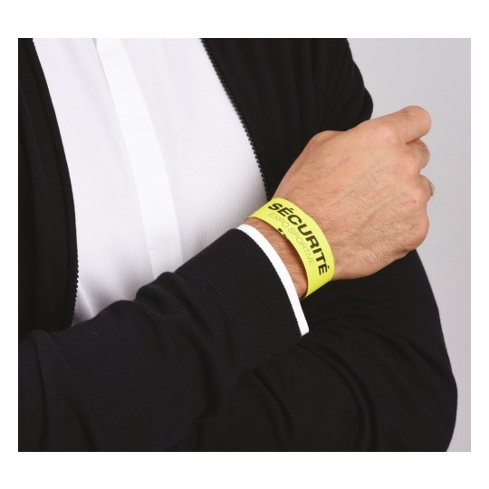 Printable wristbands, yellow L400110 Avery