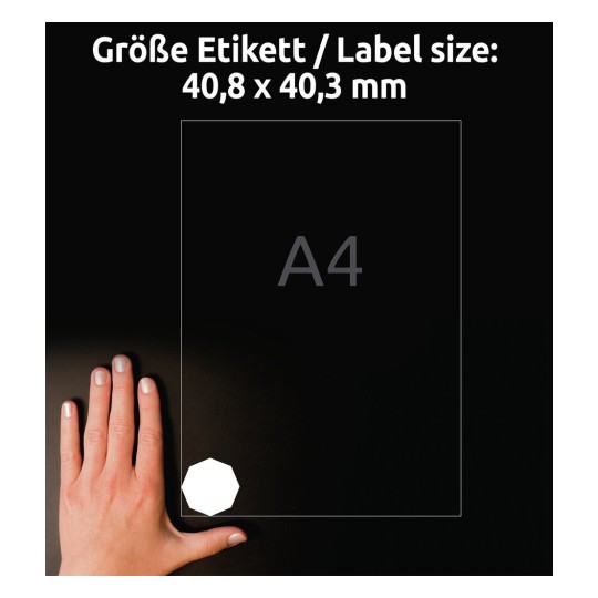 Removable Octagonal Product Labels 5082 Avery