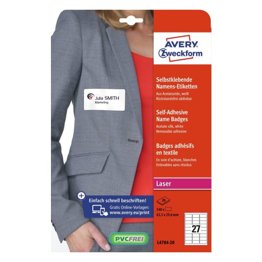 Name badges | L4784-20 | Avery