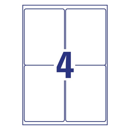 Crystal Clear labels | L7786-25 | Avery