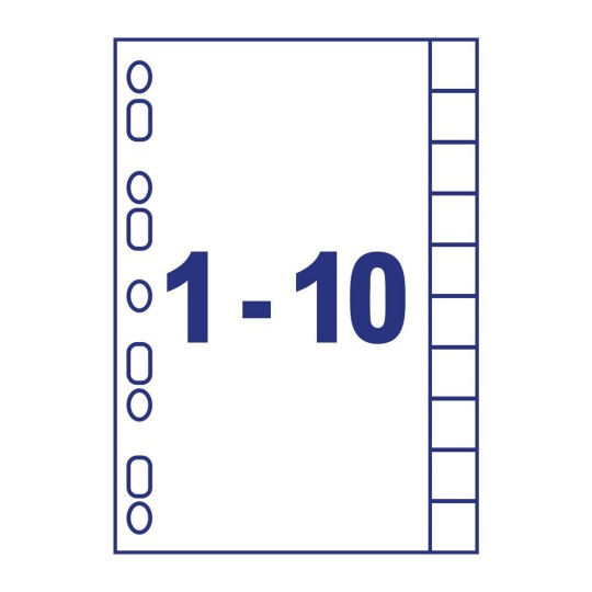 Label indexes 01812061 225 x 297 mm