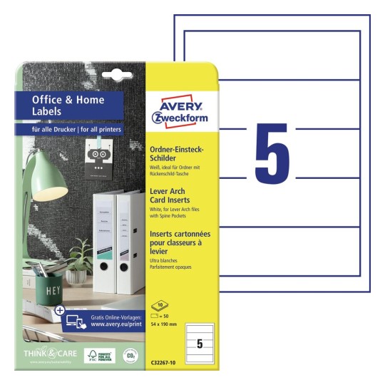 Ring binder spine insert | C32267-10 | Avery