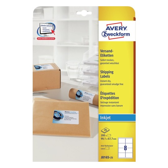 mailing labels j8165 25 avery avery j8165 template