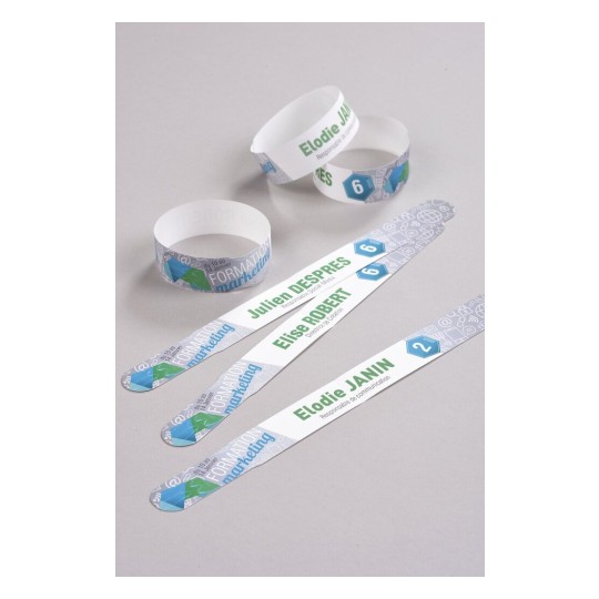 Printable wristbands, white L400010 Avery