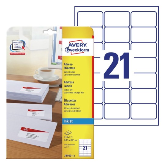 Address Labels | J8160-10 | Avery