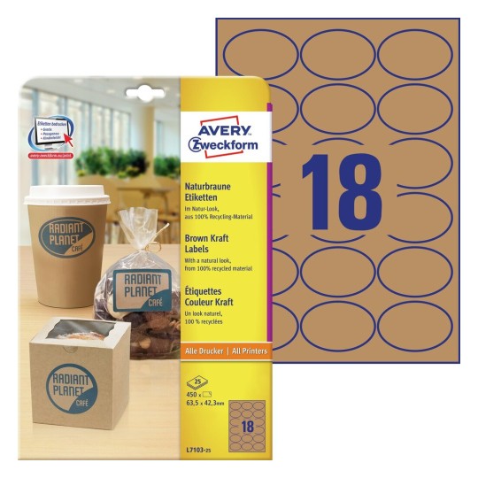Brown Craft Labels | Avery