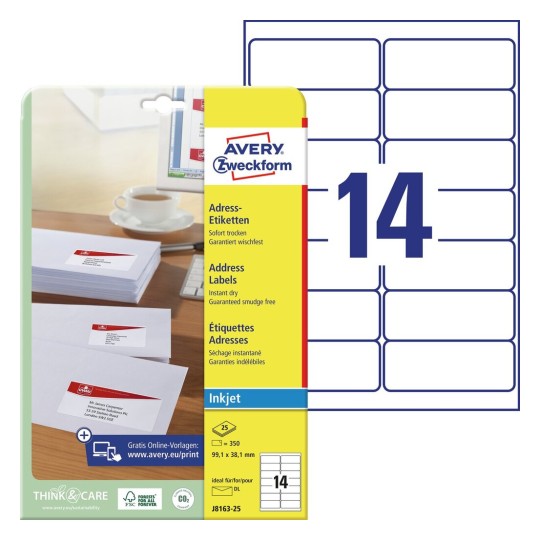 Address Labels | J8163-25 | Avery
