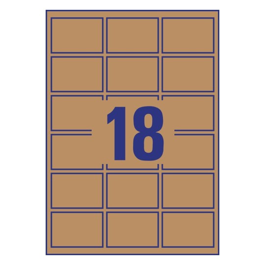 Brown Kraft Labels | L7110-25 | Avery