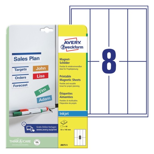 Magnetic Signs | J8875-5 | Avery