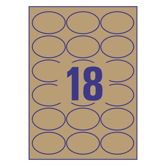 Brown Kraft Labels | L7103-25 | Avery