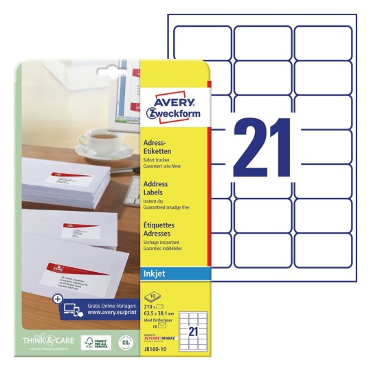 Address Labels | J8160-10 | Avery
