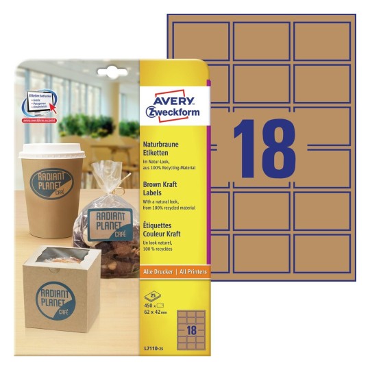 Brown Craft Labels | Avery