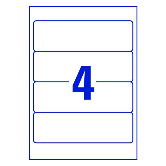 Word Template | Avery Software Code L4761 | Avery